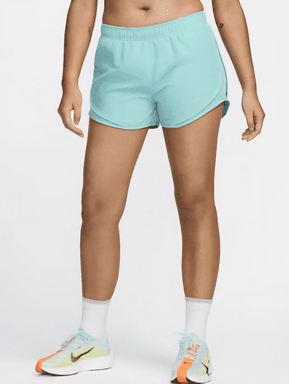 NIKE DRI-FIT TEMPO MID-RISE BRIEF-LINED RUNNING SHORTS